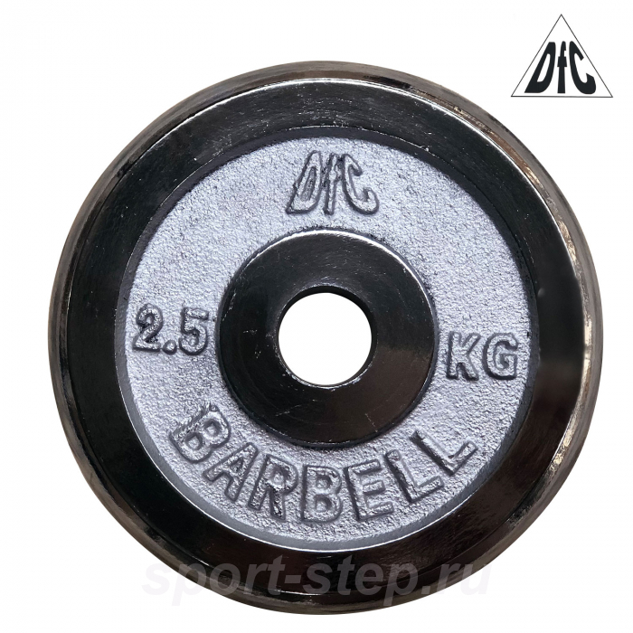 Диск хромированный DFC, 26 мм, 2,5 кг WP031-26-2.5