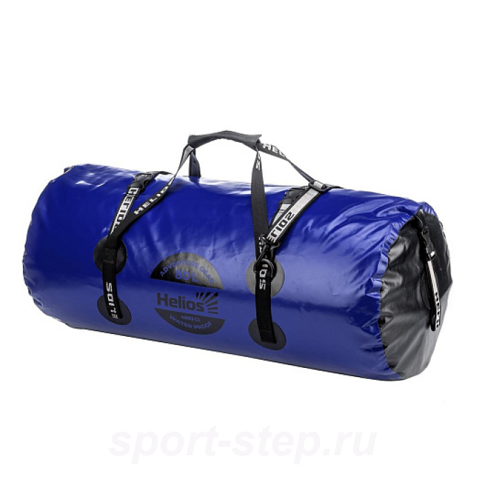 Гермобаул 80 л (ПВХ, синий/черный) (HS-GB-80-BB) Helios