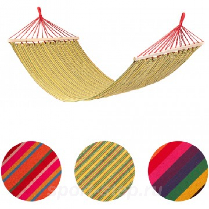 Гамак тканевый 200х120см с планкой Helios (HS-G-P-200х120)