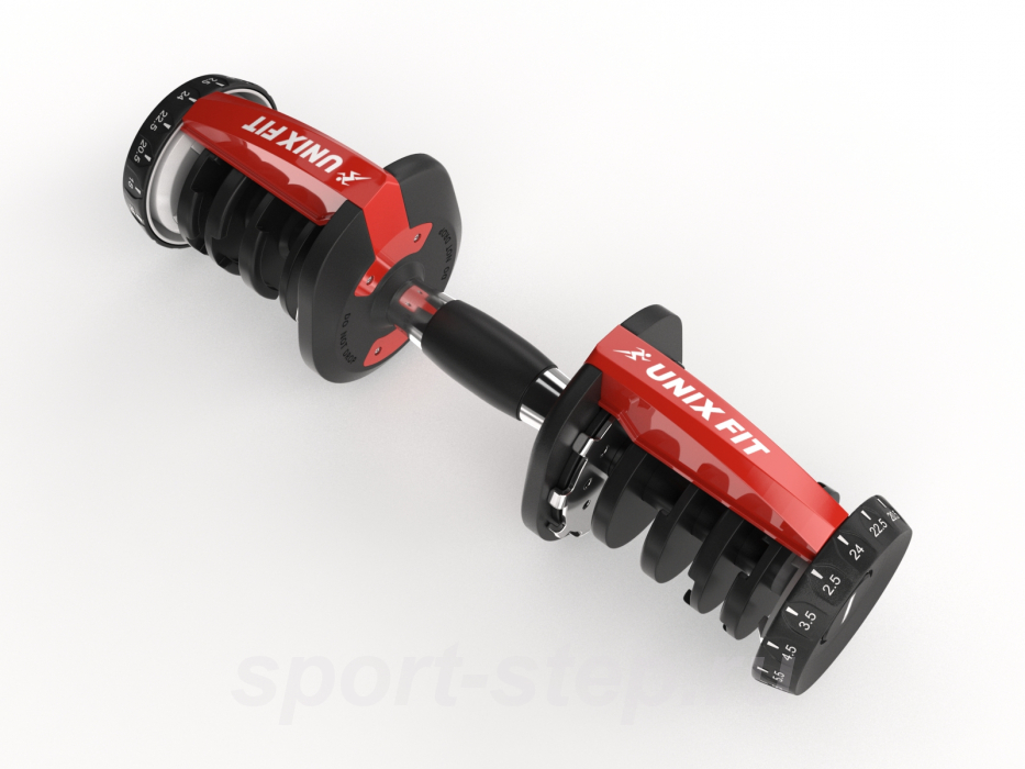 Гантель со ступенчатой регулировкой Unixfit 24kg