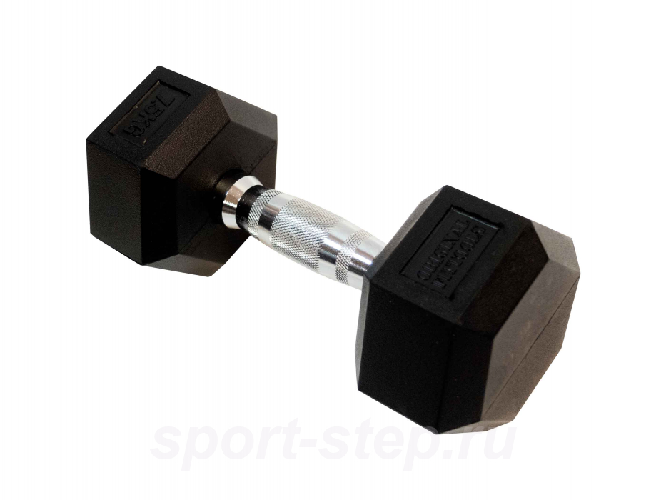 Гантель 7,5 кг гексагональная OFT FT-HEX-7,5