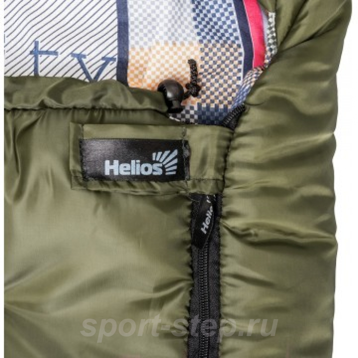 Спальный мешок OLYMPUS 300 (210х70, холлофайбер, зеленый) (T-HS-SB-O-300) Helios