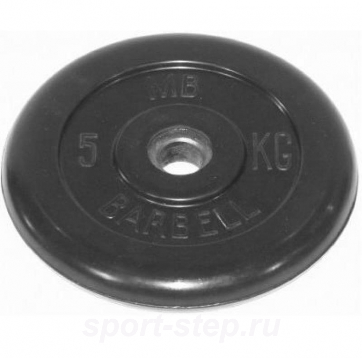 Олимпийский диск 5 кг 31мм Barbell MB-PltB31-5