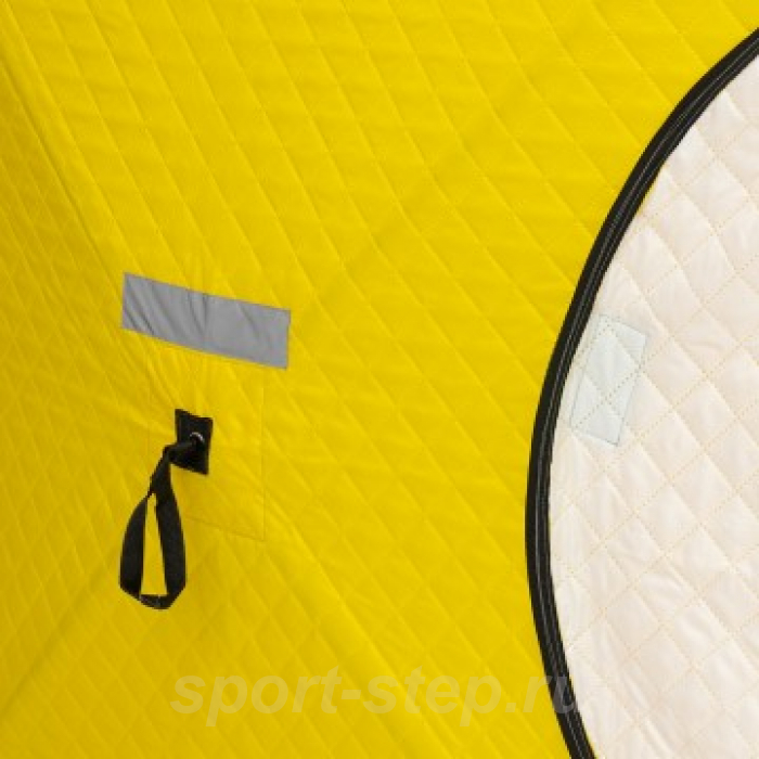Палатка зимняя утепл. Куб 1,5х1,5 yellow/gray Helios (HS-ISCI-150YG)