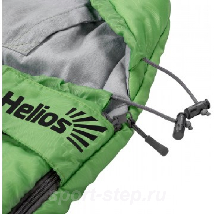 Спальный мешок TORO 300L (210*70, левый, стратекс, салатовый) Helios (T-HS-SB-T-300L)
