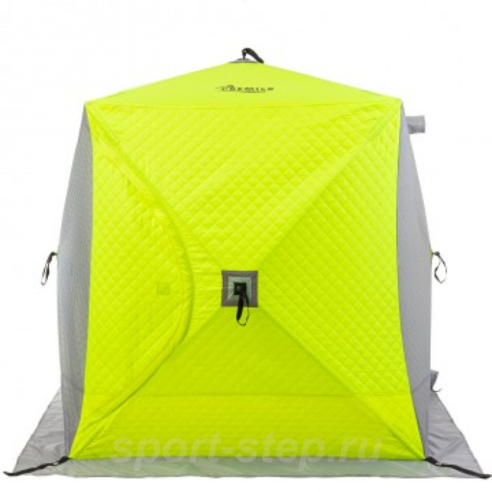 Палатка зимняя Куб утепл. 1,8х1,8 yellow lumi/gray PREMIER (PR-ISCI-180YLG)