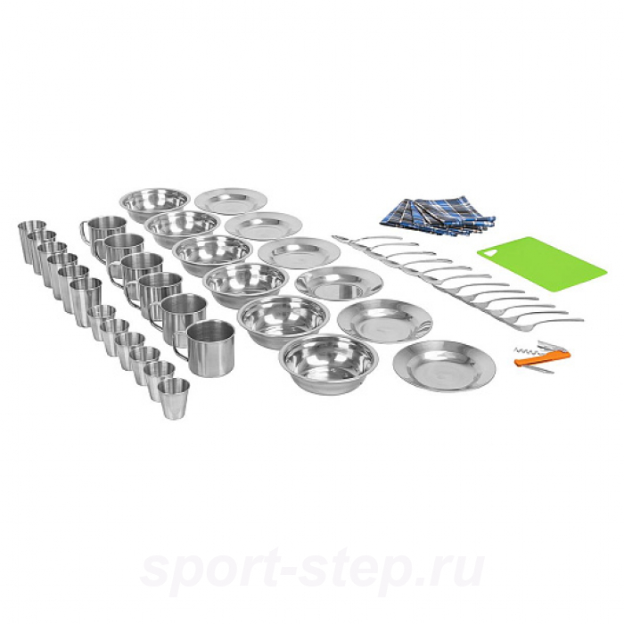 Набор для пикника Picnic на 6 персон коричневый (HS-PCB-6) Helios