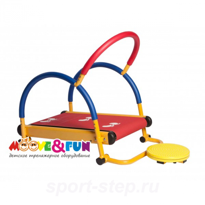 Тренажер детский механический Беговая дорожка с диском-твист SH-01-T