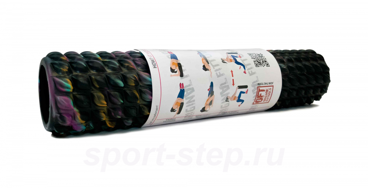 Цилиндр массажный 45х10 см Original FitTools FT-VMR-4510