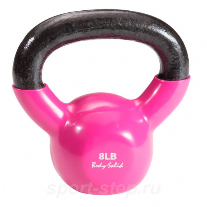 Гиря обрезиненная 8LB 3,6 кг Body Solid KBV(KVC)8